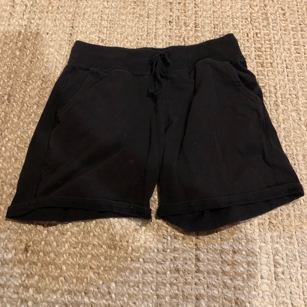 Black shorts size small